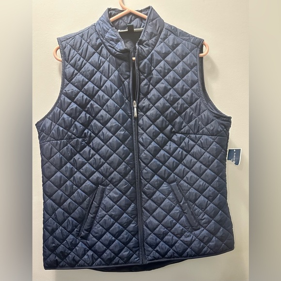 🦺 Karen Scott Quilted Vest - Size M, Navy (NEW) 🌟 - Picture 10 of 12